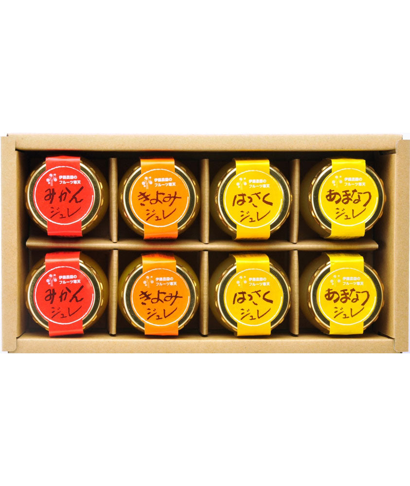 和歌山 伊藤農園 寒天ジュレ4種 90g×8個