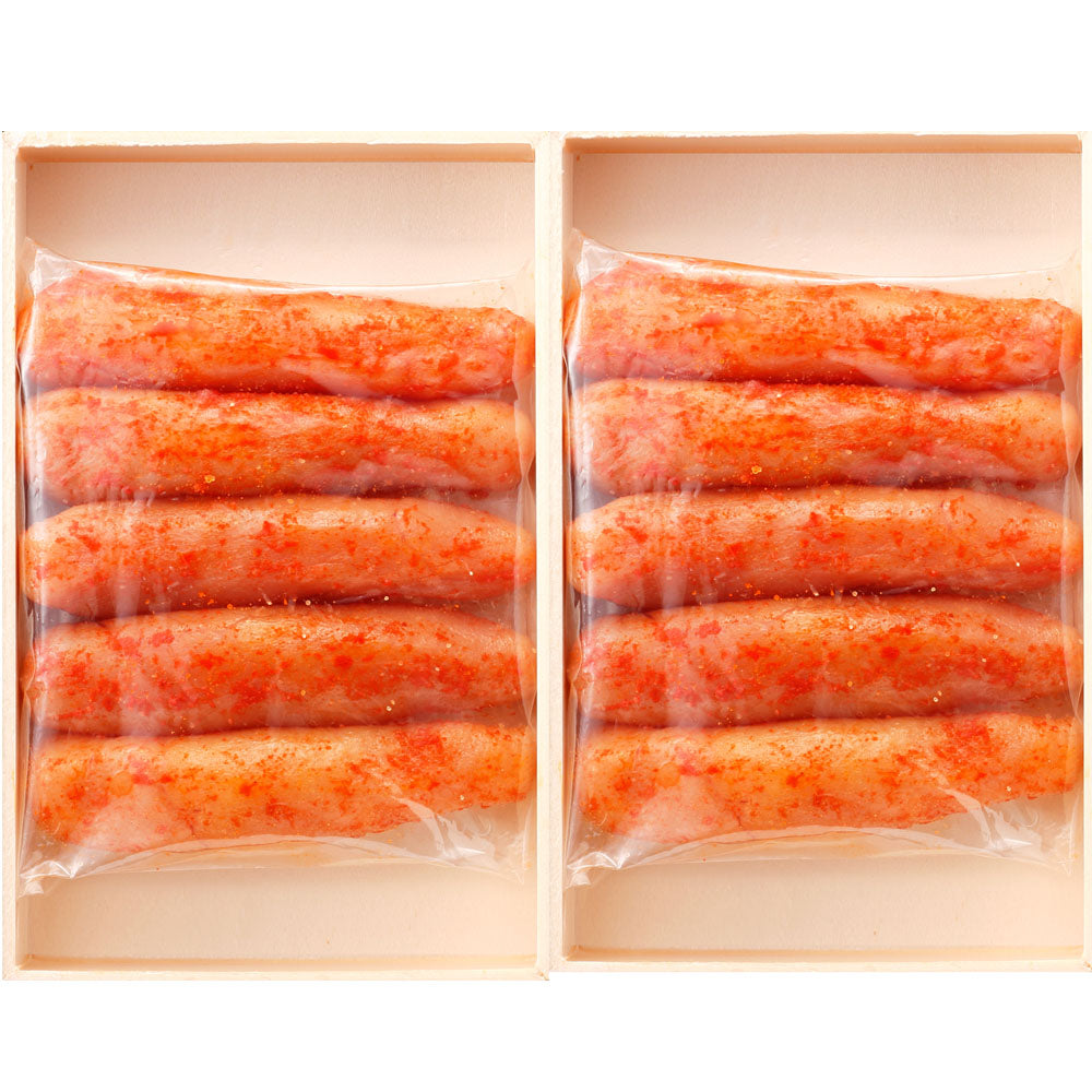 福岡 博多紀久屋 無着色辛子明太子 220g×2 商品画像・盛り付け例