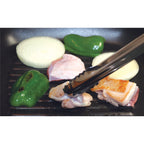 熊本 大阿蘇どり ムネ焼肉用 500g 商品画像・盛り付け例