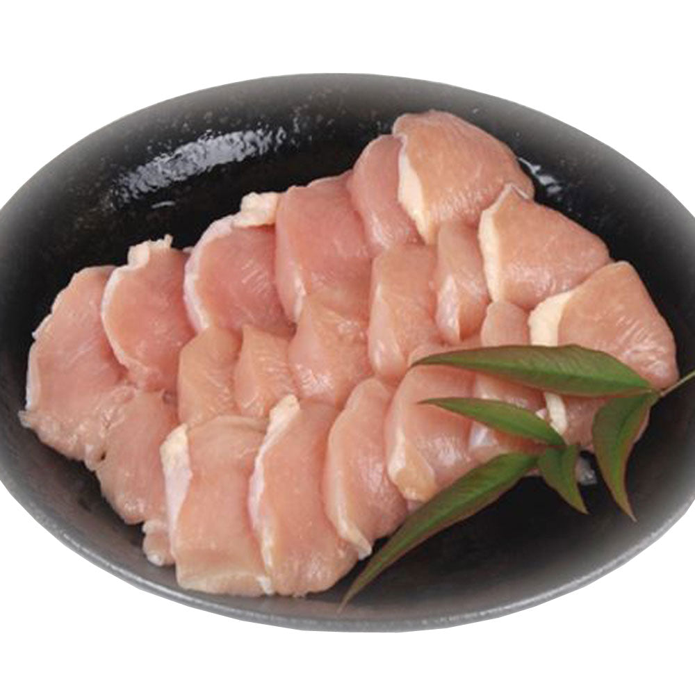 熊本 大阿蘇どり ムネ焼肉用 500g 商品画像・盛り付け例