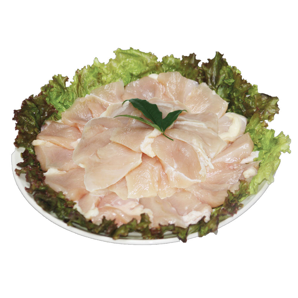 熊本 大阿蘇どり ムネ焼肉用 500g 商品画像・盛り付け例