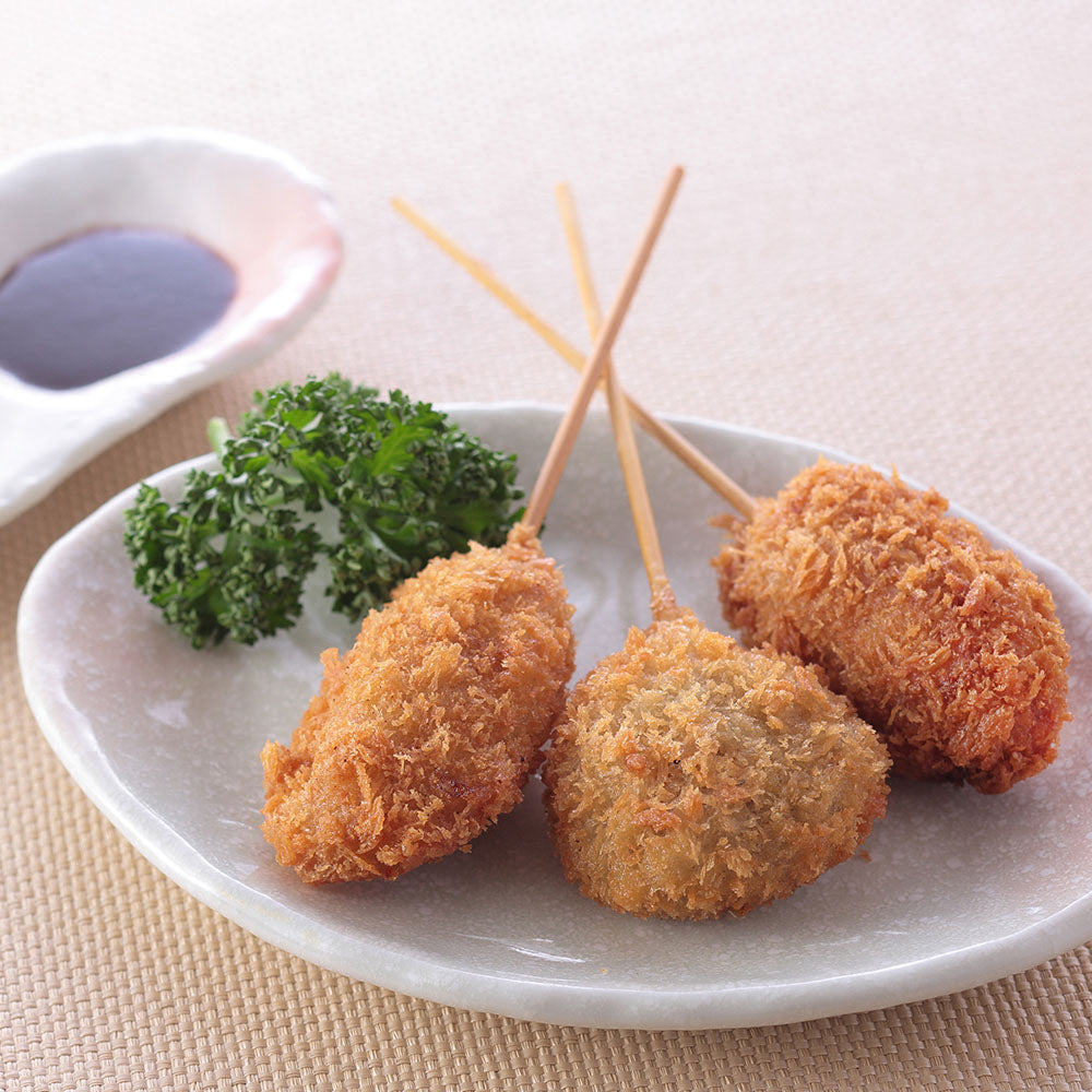 大阪名物 串カツ 3種15本セット 商品画像・盛り付け例