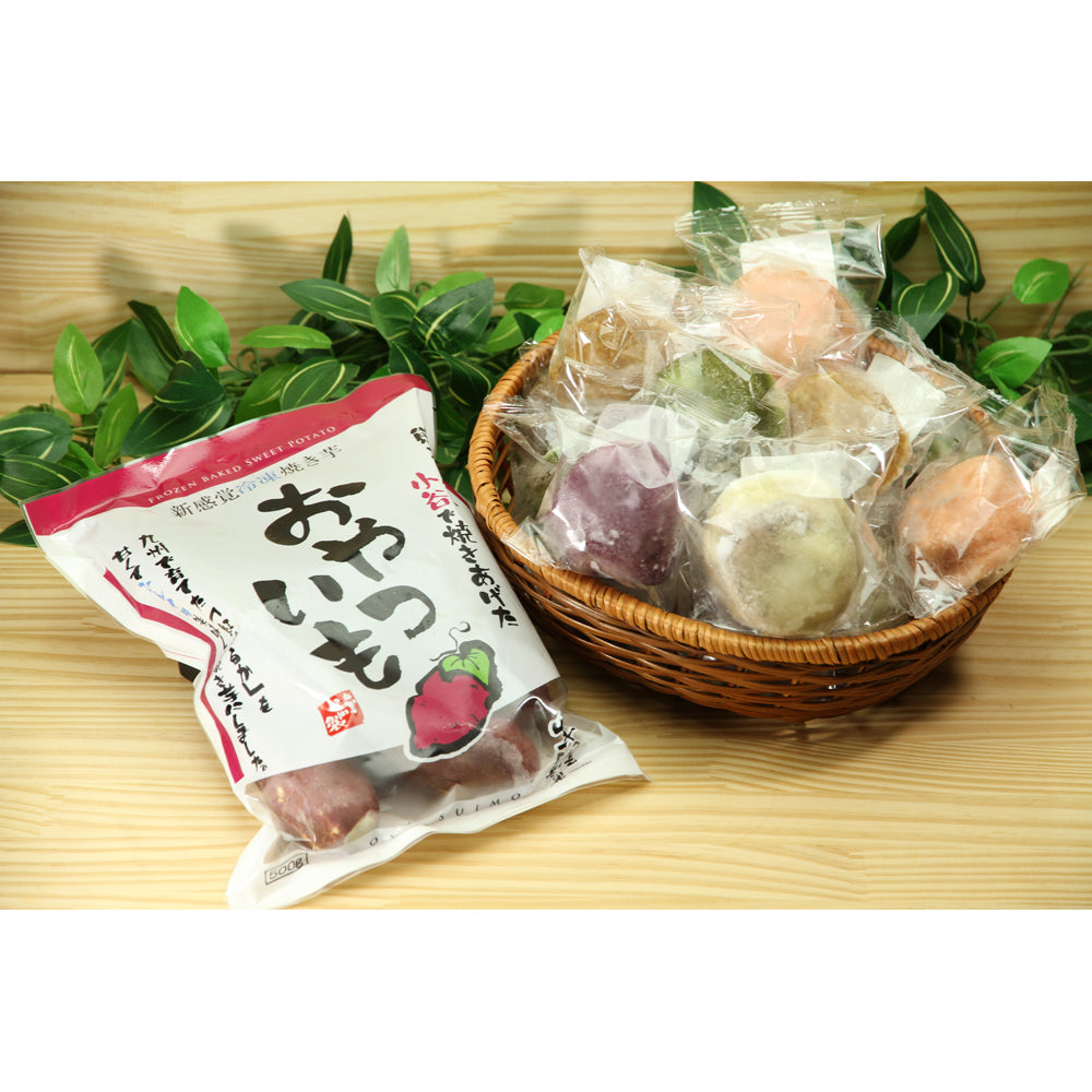 熊本 「芋屋長兵衛」 お芋の便り (冷凍焼芋500g×1 いきなり団子80g×15) 商品画像