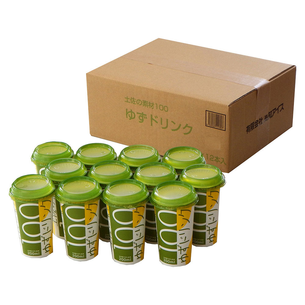 高知 ゆずドリンク 200ml×12本 商品画像・盛り付け例
