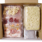 福岡 博多 とんこつもつ鍋 国産牛もつ600g・5～6人前 商品画像・盛り付け例