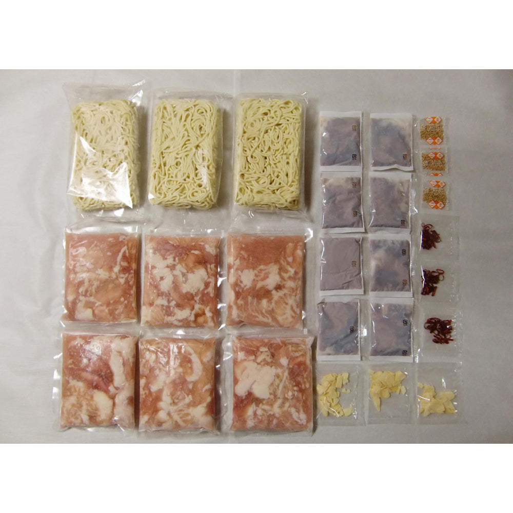 福岡 博多 とんこつもつ鍋 国産牛もつ600g・5～6人前 商品画像・盛り付け例