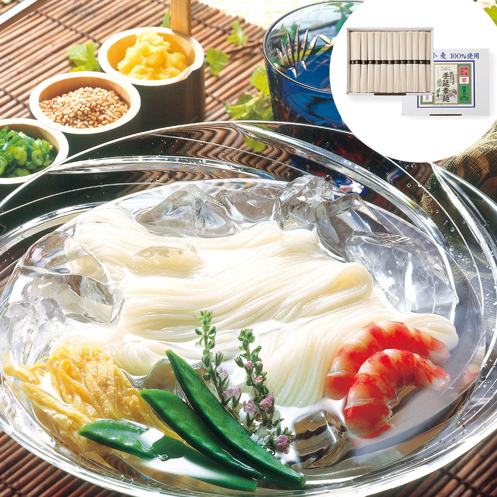 奈良 坂利の手延べ素麺 国産小麦100% 1.9kg