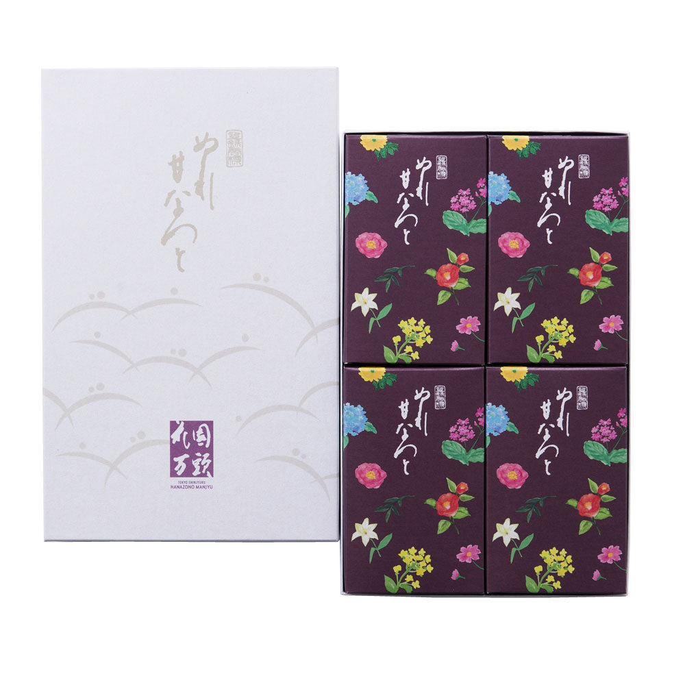 東京・新宿「花園万頭」ぬれ甘なつと 小箱 (4個入) 商品画像