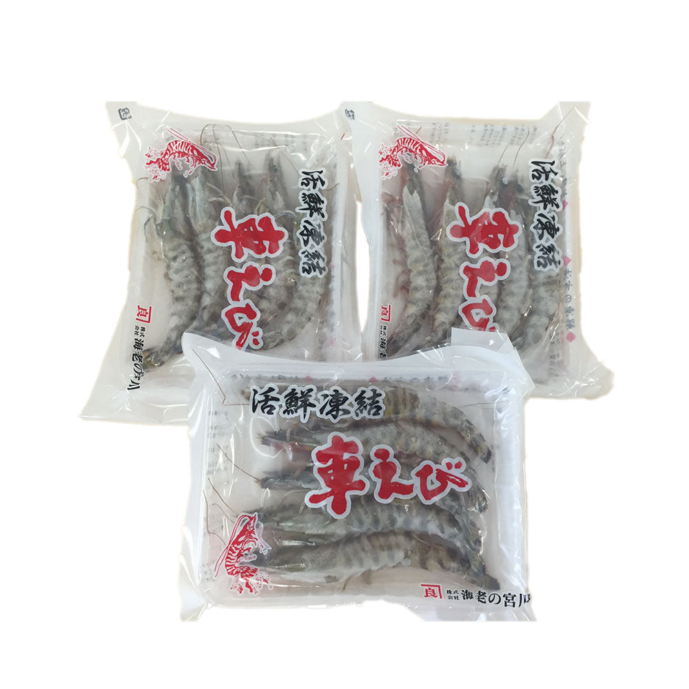 熊本・沖縄 活鮮凍結 活き〆冷凍車海老 A 商品画像