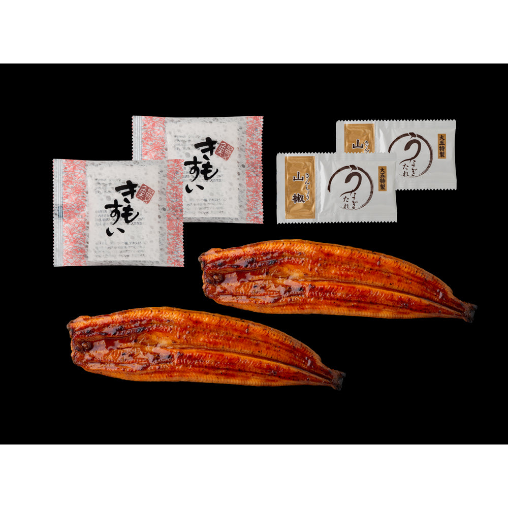 「山道養鰻場」 宮崎県産うなぎ 2尾 計240g（肝吸付き) 商品画像